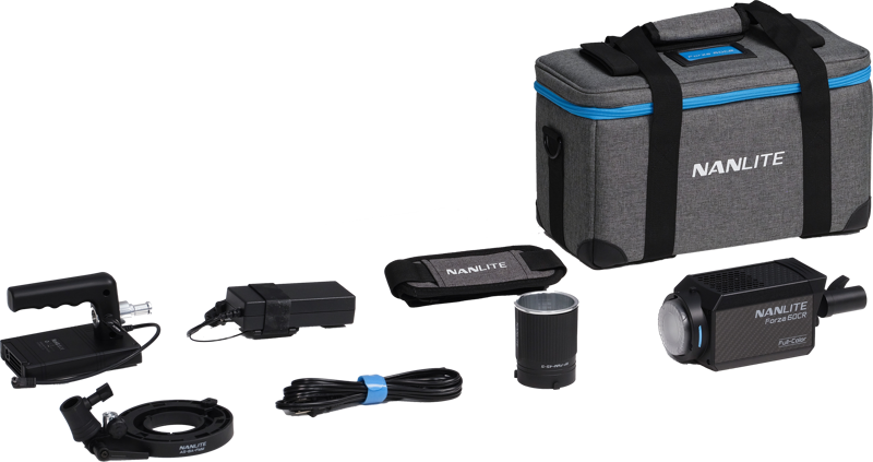 NANLITE Forza 60CR RGBLAC led spotlight with CRMX- Wireless DMX