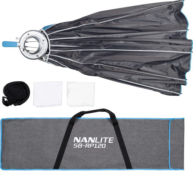 NANLITE Rapid 120 Parabolic Softbox SB-RP120 with Eggcrate