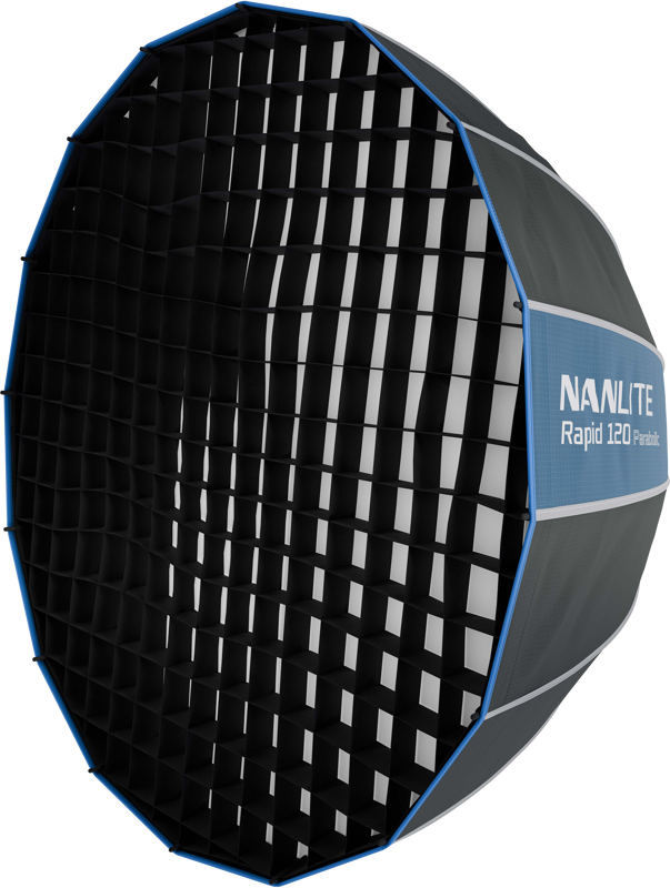 NANLITE Rapid 120 Parabolic Softbox SB-RP120 with Eggcrate
