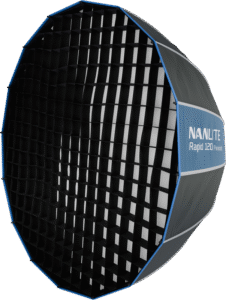 NANLITE Rapid 120 Parabolic Softbox SB-RP120 with Eggcrate