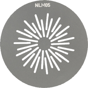 NANLUX NL Mount Projection Attachment GOBO Set 1