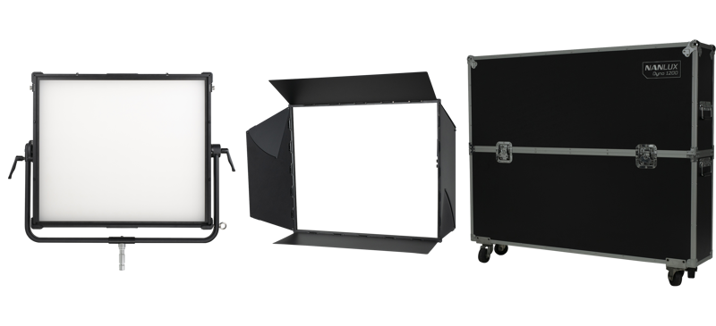 BD-DN1200C Barndoors and Flight case.