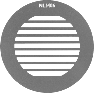 NANLUX NL Mount Projection Attachment GOBO Set 1