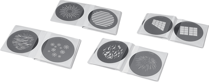 NANLUX NL Mount Projection Attachment GOBO Set 2