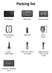 5.4" PORTKEYS PL5 4K HDMI touchscreen monitor