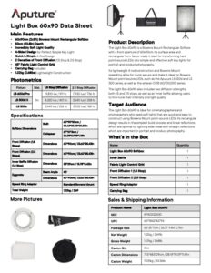 APUTURE Light Box 60x90