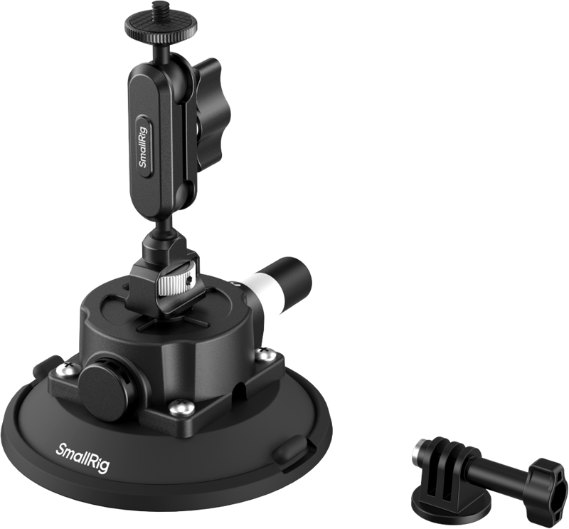 SMALLRIG 5855 4.5" Suction Cup Mount for Action Cameras