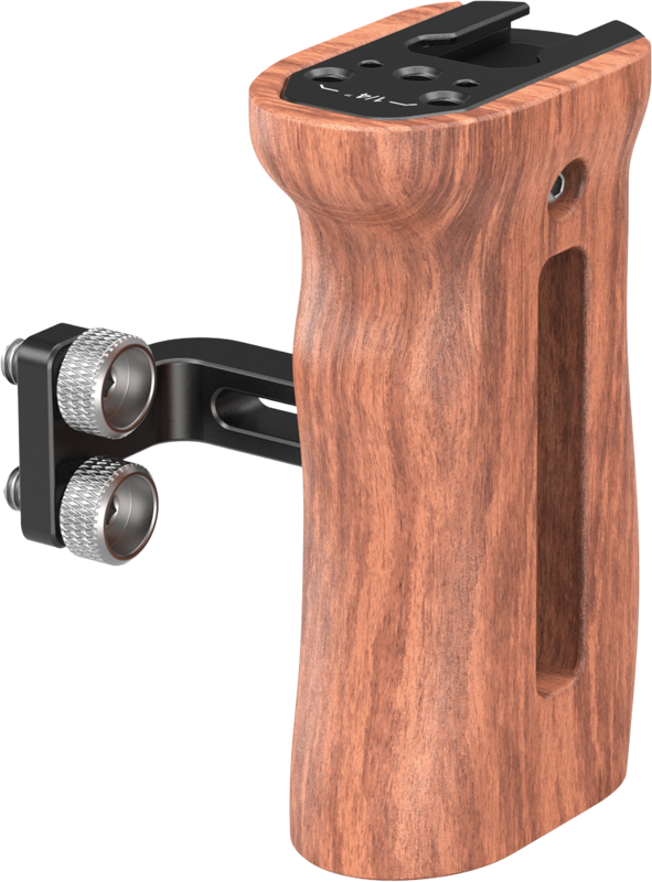 SMALLRIG 2093 Handle Wooden Universal Side