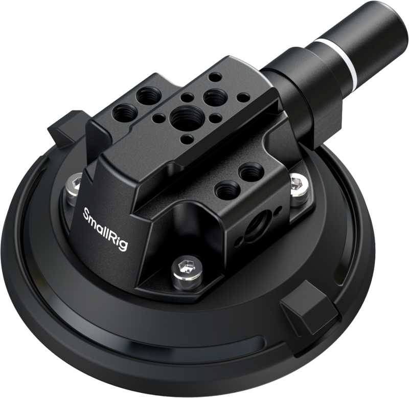 Consists of a 4" (10cm) suction cup mount