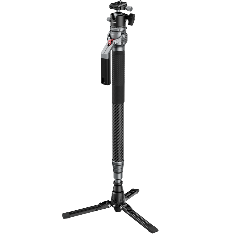 Designed to provide stable support and effortless portability for shooting in a confined space. The monopod features a 1/4"-20 screw on top for camera attachment and accessory expansion