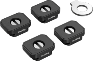 SMALLRIG 5472 Mount Plate with Cold Shoe Mount (4pcs)