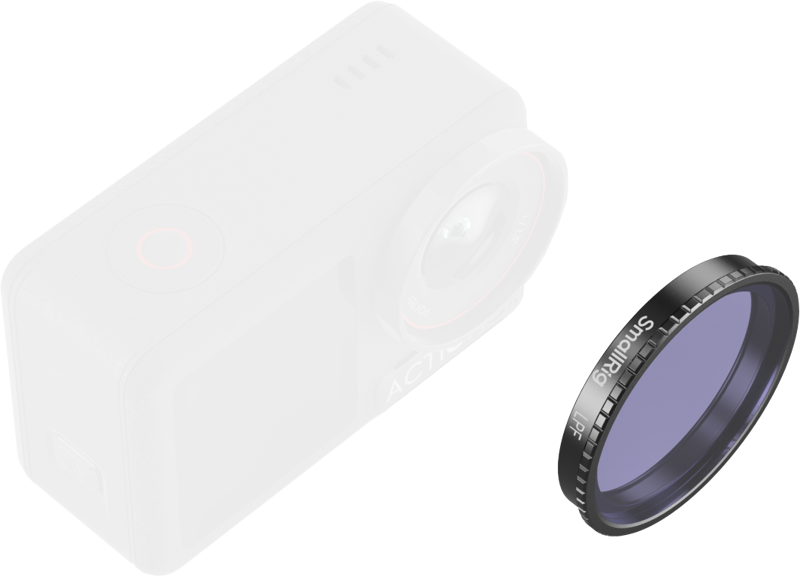 SMALLRIG 5837 Attachable Light Pollution Reduction Filter for DJI Osmo Action 5 Pro / 4
