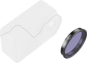 SMALLRIG 5837 Attachable Light Pollution Reduction Filter for DJI Osmo Action 5 Pro / 4