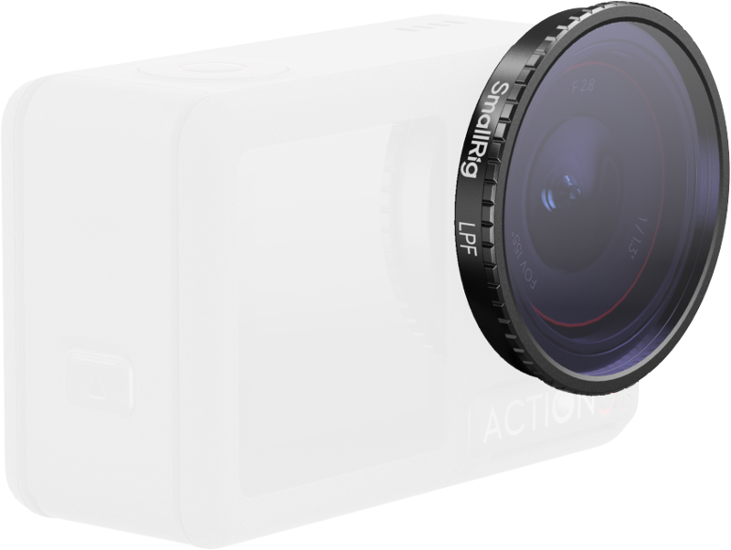 SMALLRIG 5837 Attachable Light Pollution Reduction Filter for DJI Osmo Action 5 Pro / 4