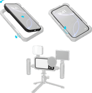 SMALLRIG 5790 FilMov Lightweight Photography Bumper Case for iPhone 17 Pro Black