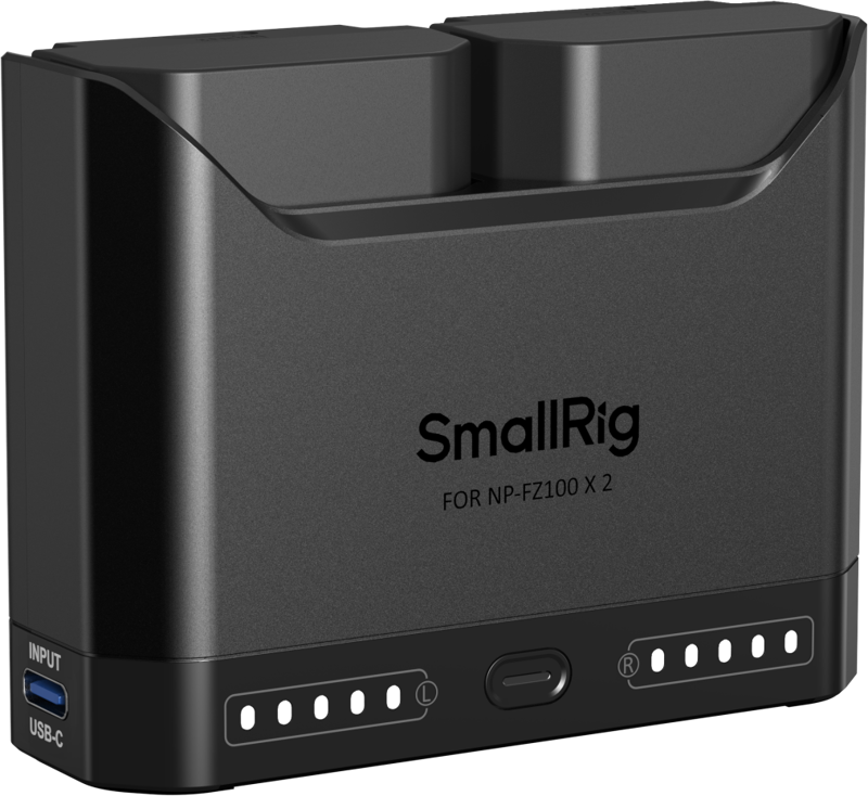 Includes two high-performance batteries and a dual-channel fast charger. Featuring a full decoding chip