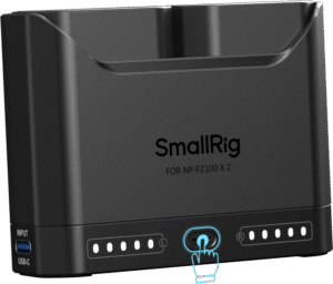 fully charging two batteries in approximately 2 hours for optimal efficiency.