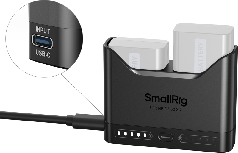 SMALLRIG 5489 Camera Battery Charger for NP-FZ100