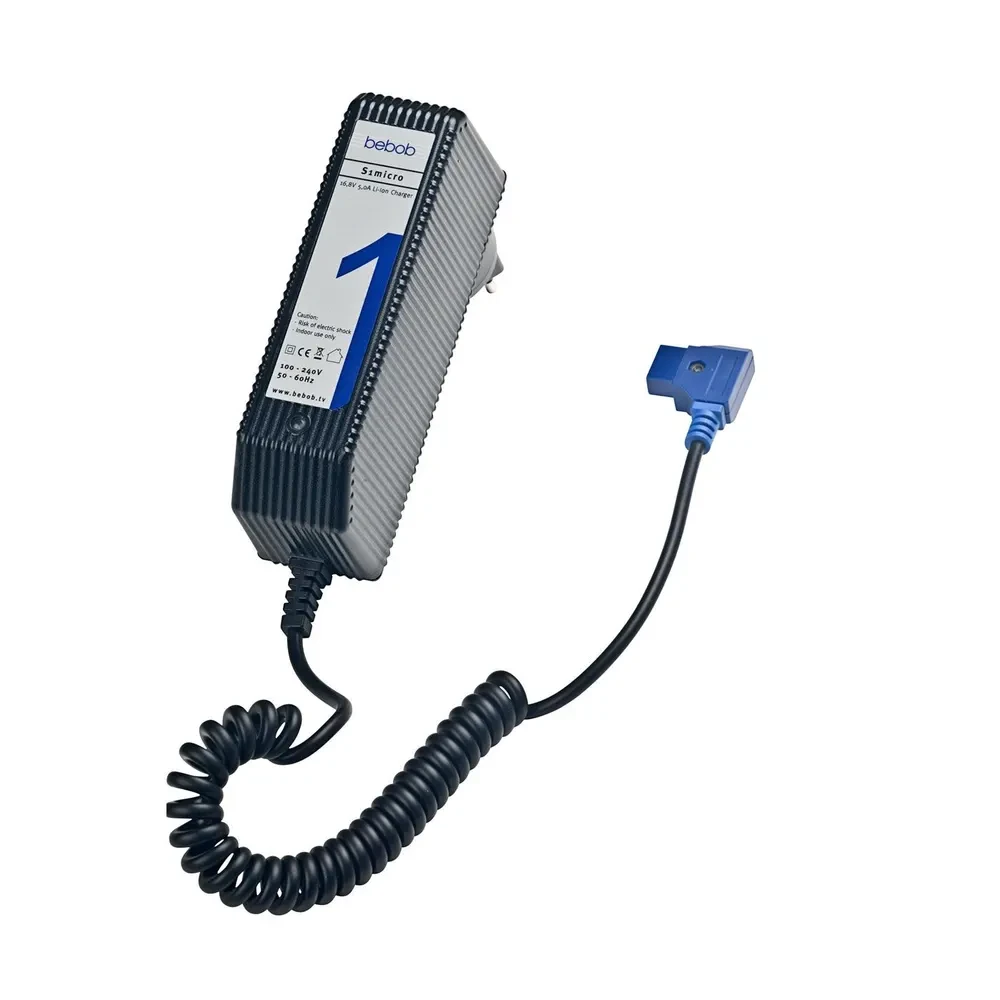 BEBOB 2-channel micro V-Mount Quick Charger 16,8V