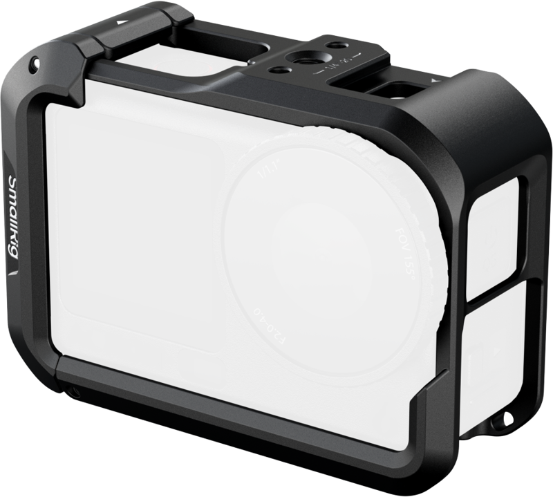 Designed specifically for DJI Osmo Action 6. This full-cover metal cage provides robust impact protection while ensuring unobstructed access to all buttons and ports. Multiple expansion interfaces enable seamless accessory attachment