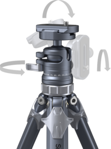 SMALLRIG 4222 Lightweight Travel Tripod AP-02