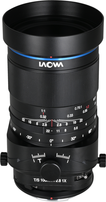 LAOWA 100mm f/2.8 Tilt-Shift 1X Macro Lens - Fuji GFX
