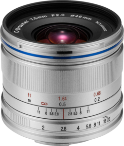 LAOWA 7.5mm f/2 (Standard) Lens - MFT / Silver