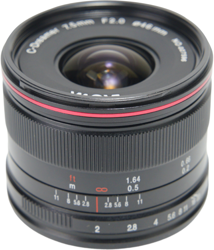 LAOWA 7.5mm f/2 (Lightweight) Lens - MFT / Black