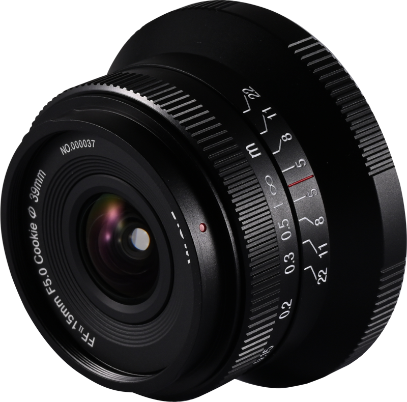 LAOWA 15mm f/5 Cookie FF (Auto Aperture - Black) - Sony FE
