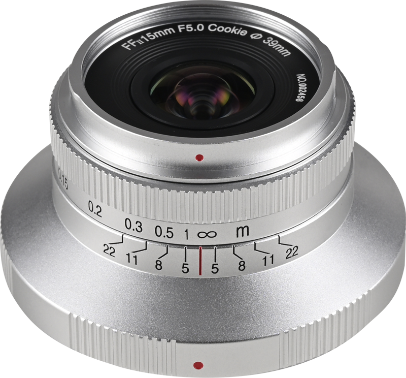 LAOWA 15mm f/5 Cookie FF (Auto Aperture - Silver) - Nikon Z