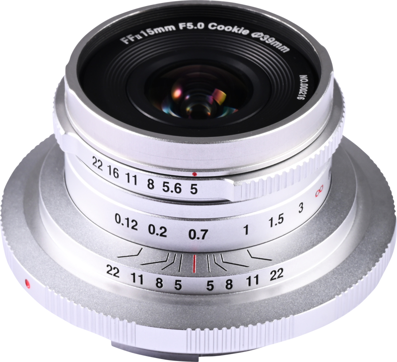 LAOWA 15mm f/5 Cookie FF (Silver) - Canon RF