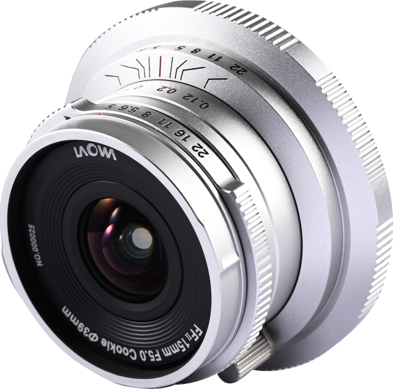 LAOWA 15mm f/5 Cookie FF (Silver) - L Mount