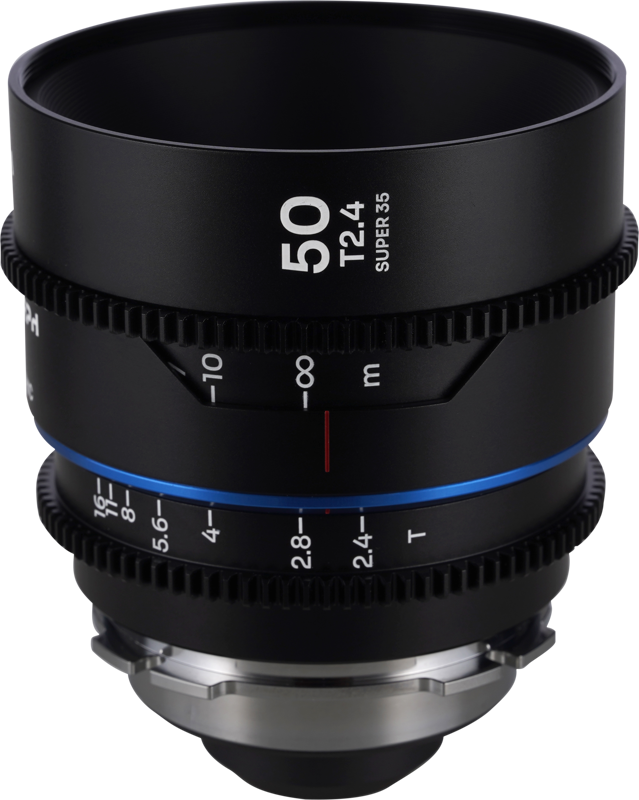 LAOWA Nanomorph 50mm T2.4 1.5X S35 (Blue) - Arri PL/Canon EF