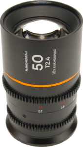 LAOWA Nanomorph 50mm T2.4 1.5X S35 (Amber) - Sony E