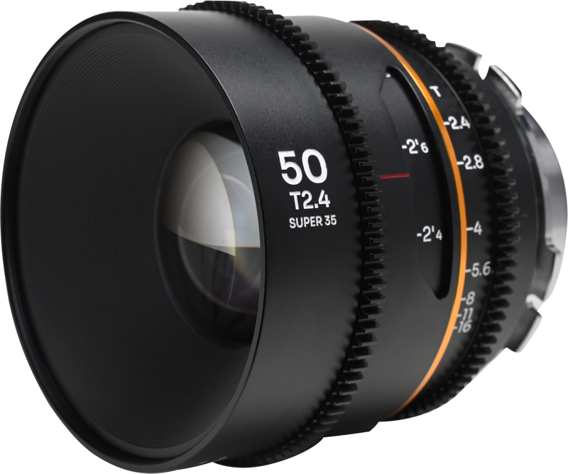 LAOWA Nanomorph 50mm T2.4 1.5X S35 (Amber) - Arri PL/Canon EF