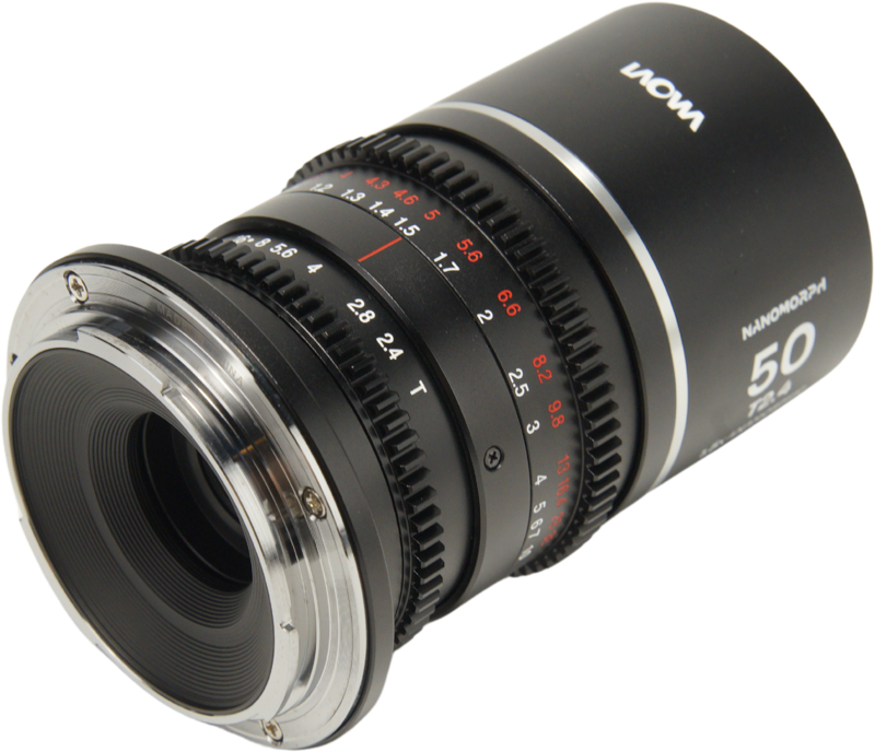 LAOWA Nanomorph 50mm T2.4 1.5X S35 (Silver) - MFT