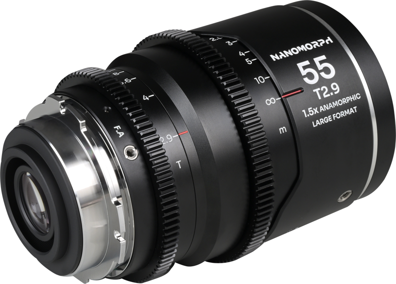 LAOWA Nanomorph LF 55mm T2.9 1.5X (Silver) - Arri PL/Canon EF