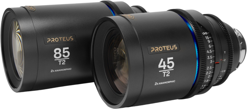 LAOWA Proteus 2X Anamorphic 2-Lens Bundle Set B (45mm, 85mm) - Blue - Arri PL/Canon EF