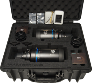 LAOWA Proteus 2X Anamorphic 2-Lens Bundle Set B (45mm, 85mm) - Blue - Arri PL/Canon EF