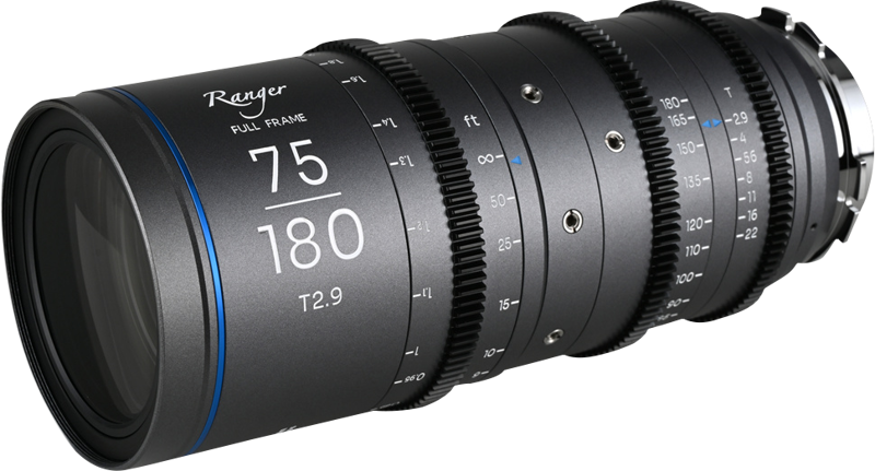 enhancing subject separation and background blur. The 75-180mm focal length provides versatility for tight framing