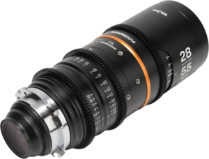 and characteristic anamorphic flares. With its versatile 28-55mm zoom range