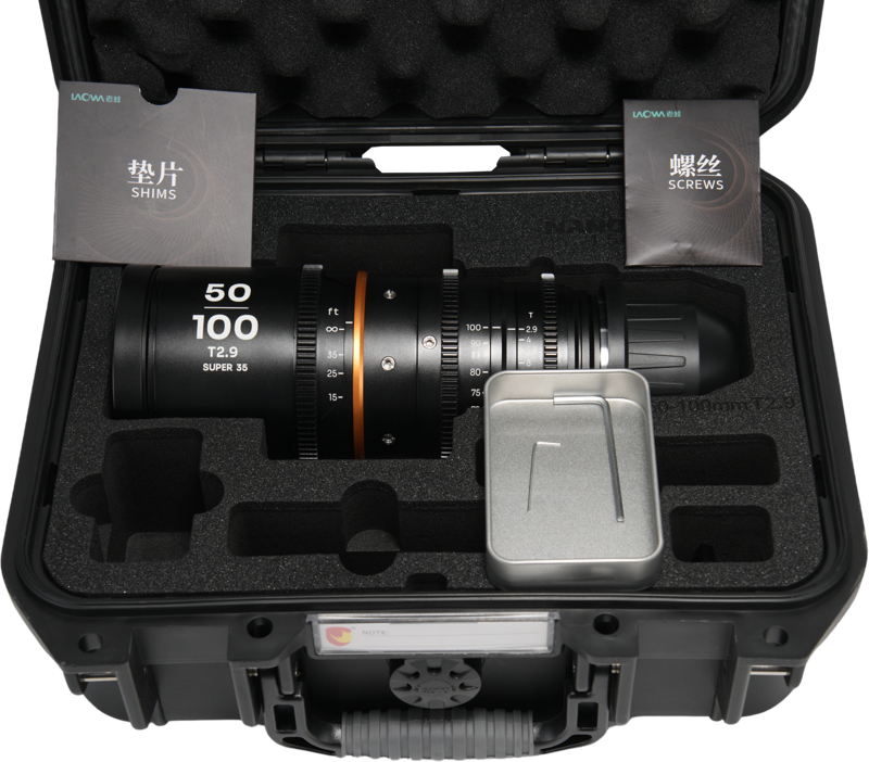 and distinctive anamorphic flares. With its versatile 50-100mm zoom range