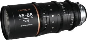 creating immersive widescreen visuals with distinct oval-shaped bokeh and beautiful horizontal flare characteristics. The constant T2.9 aperture ensures consistent low-light performance and exceptional depth-of-field control throughout the entire zoom range