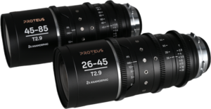 these lenses deliver a true 2X anamorphic squeeze
