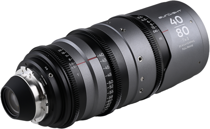 LAOWA Sunlight 40-80mm T4.5 2x FF Anamorphic Zoom (Clear) Arri PL