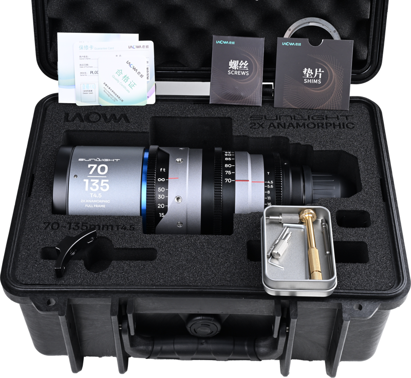 LAOWA Sunlight 70-135mm T4.5 2x FF Anamorphic Zoom (Blue) Arri PL