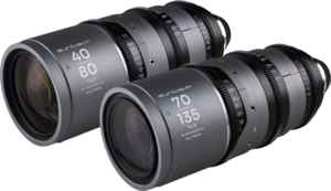 LAOWA Sunlight 2X Anamorphic Zoom 2-Lens Bundle (40-80mm,70-135mm) (Silver) Arri PL