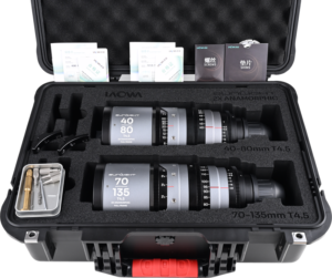 LAOWA Sunlight 2X Anamorphic Zoom 2-Lens Bundle (40-80mm,70-135mm) (Clear) Arri PL
