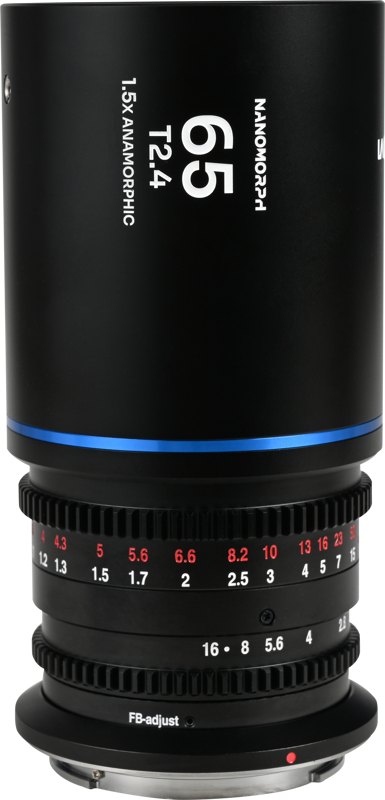 LAOWA Nanomorph 65mm T2.4 1.5X S35 (Blue) - Fuji X