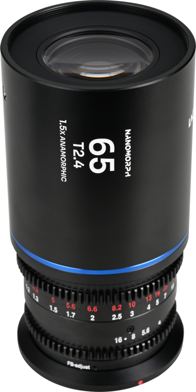 LAOWA Nanomorph 65mm T2.4 1.5X S35 (Blue) - Fuji X